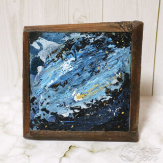 アクリル画：流れ星｜カラーリーフクラフト